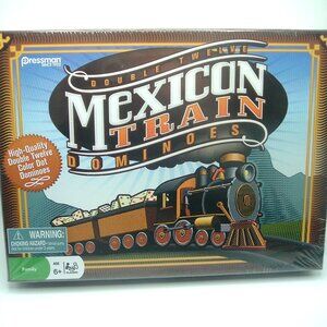 NEW Dominos Mexican Train Double Twelve Dominoes Set Of 91 Train Dominoes SEALED